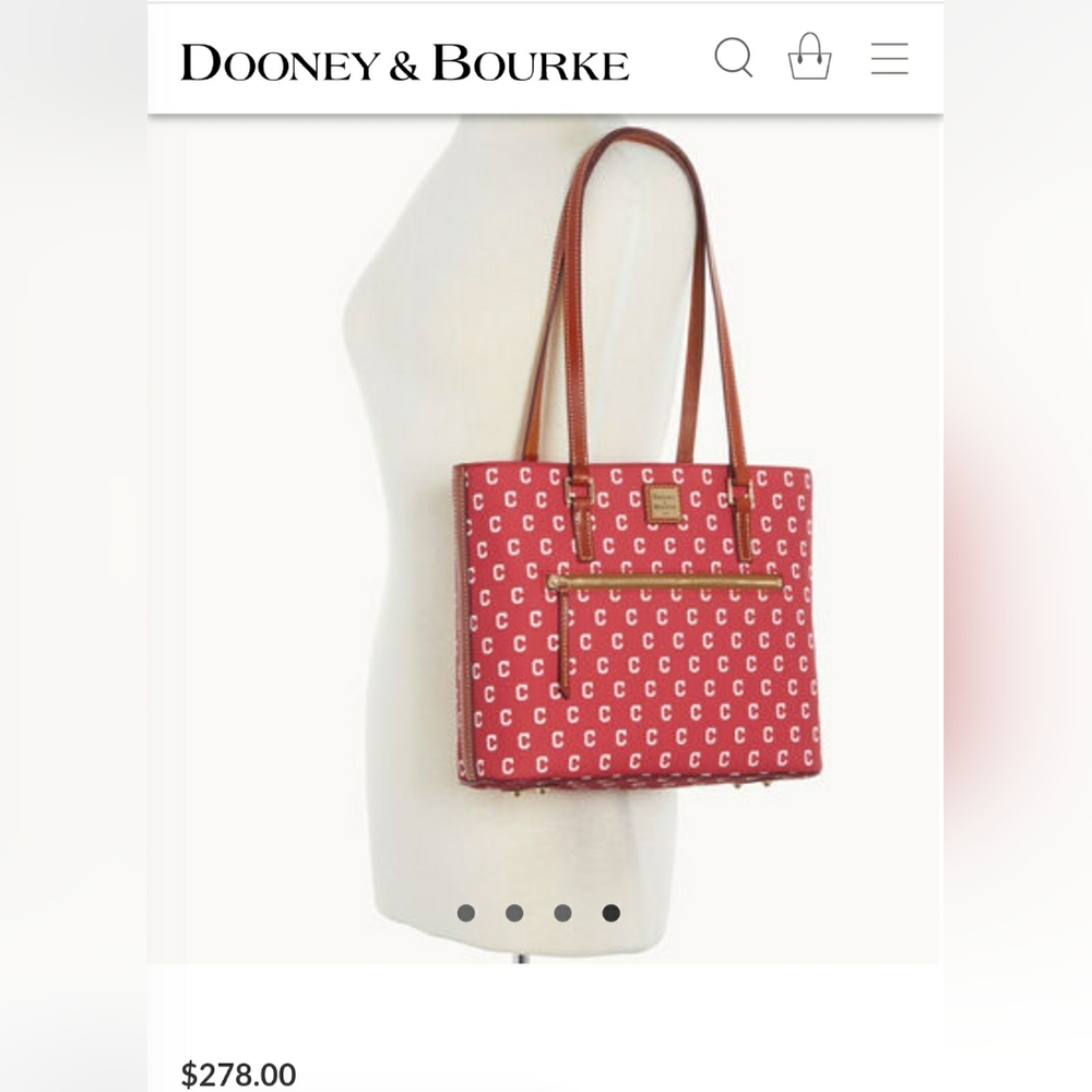 Large Dooney and Bourke Cleveland Indians Purse